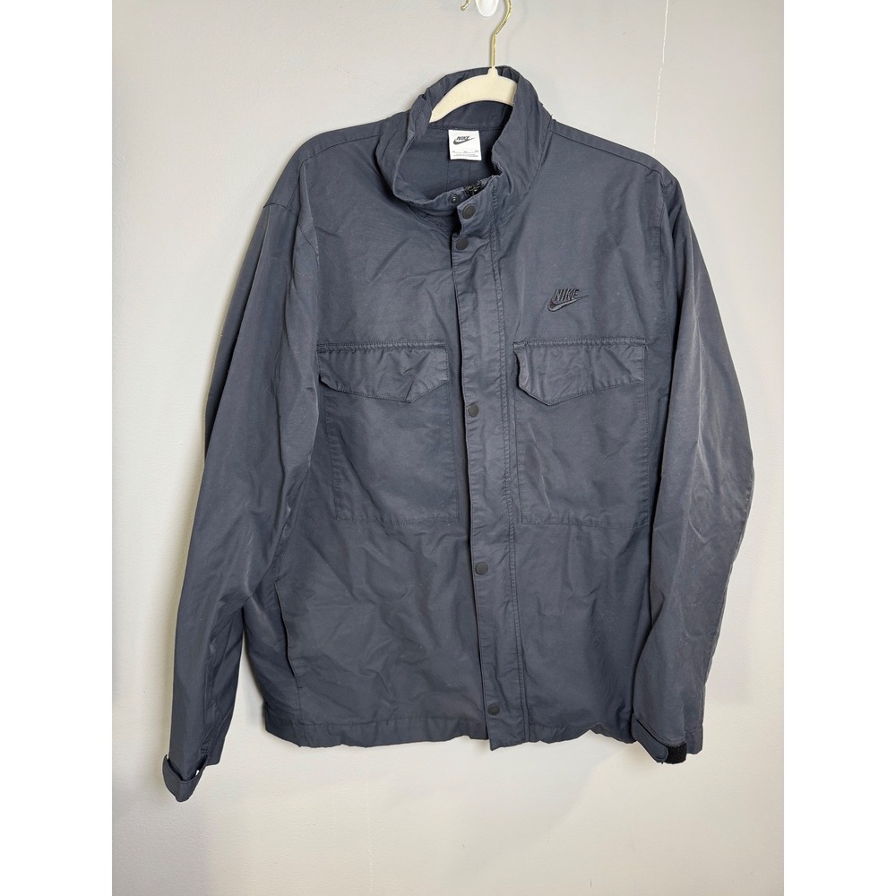 Nike Mens Navy Blue Jacket Lightweight Casual Outerwear Size XL‎